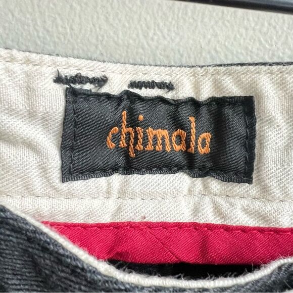 Chimala Chimalayan Japan Selvedge Denim Black Gray Low Rise Skinny Rocker 27 - Picture 5 of 8